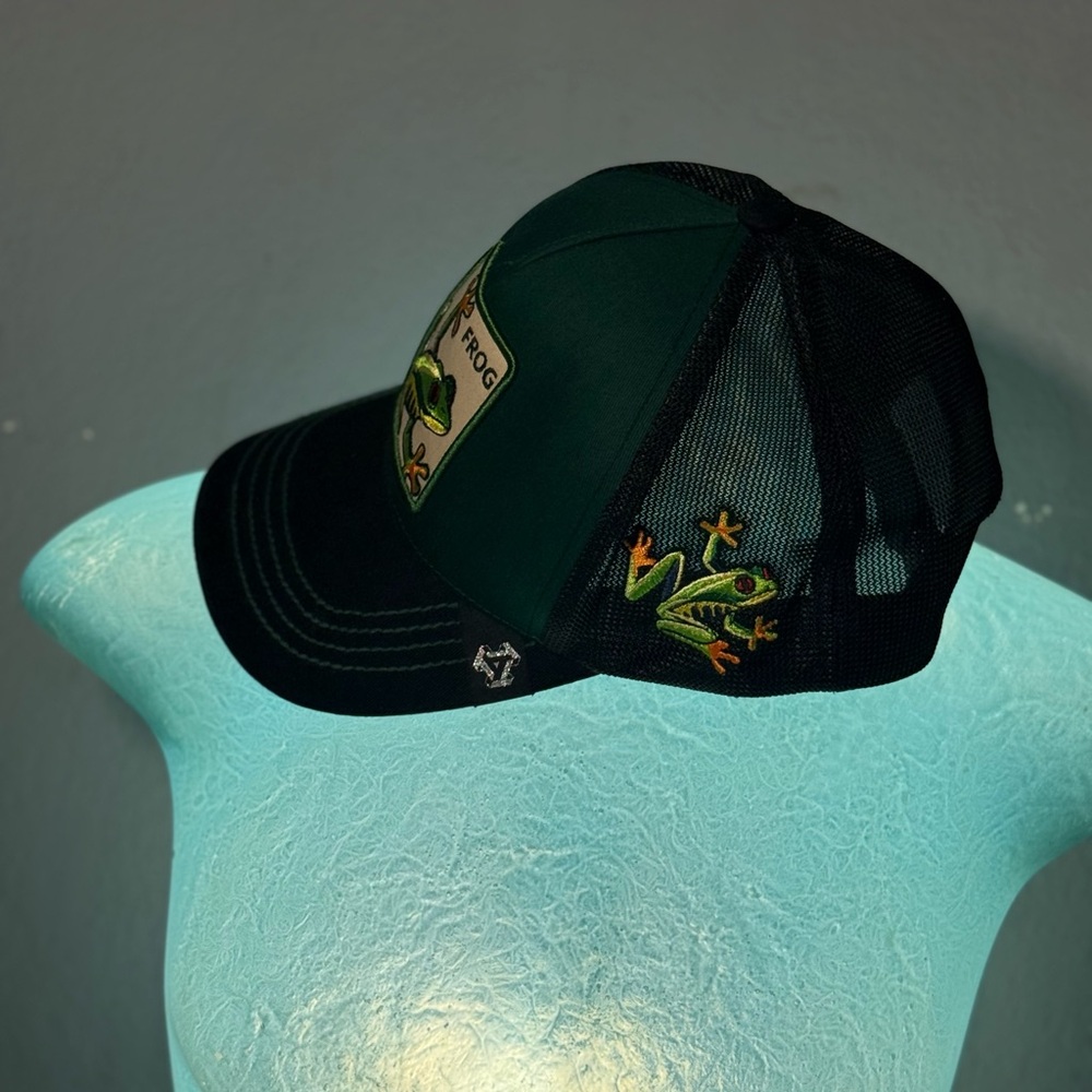 Dark Green Frog Patch Cap - image 2